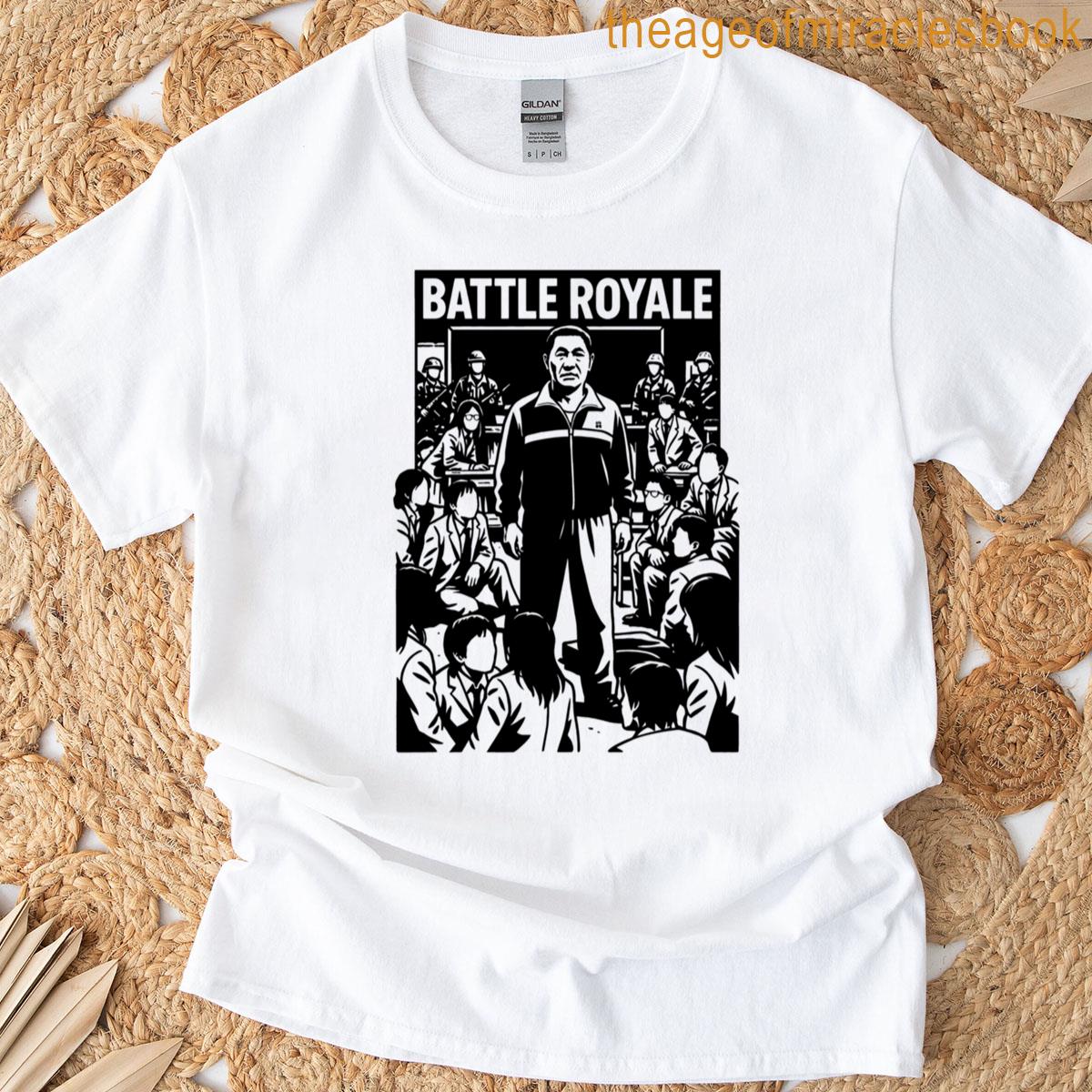 Battle Royale Bold Graphic Silhouette T-shirt