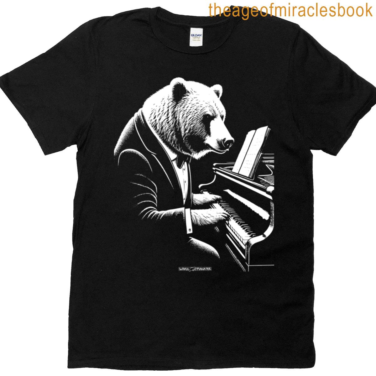 Bear Piano Tuxedo T-shirt