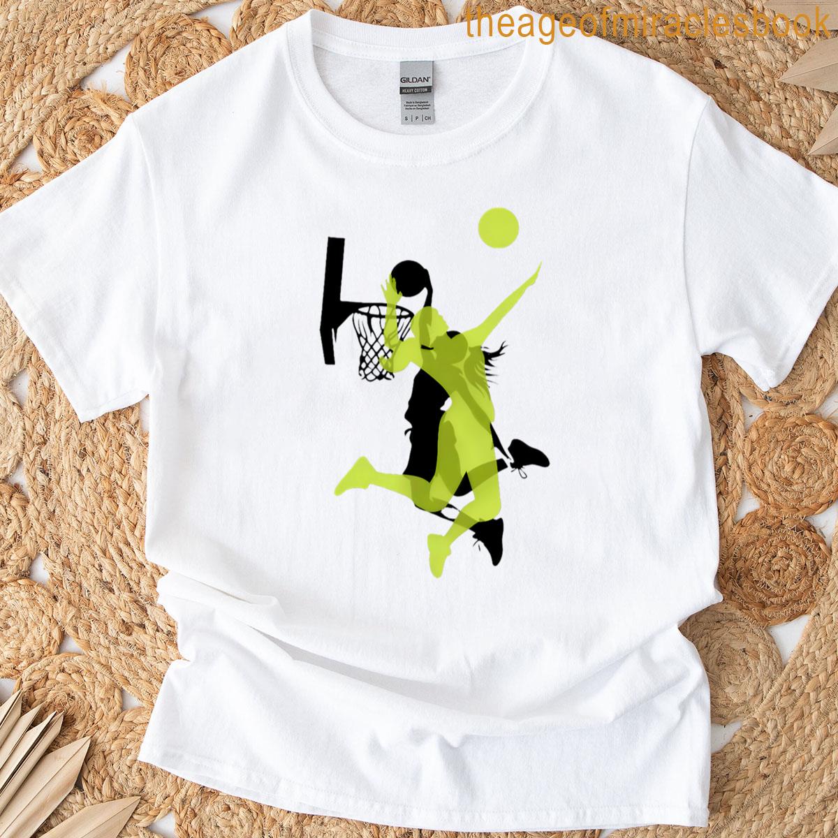 Black And Shadow Basket Ball Game T-shirt