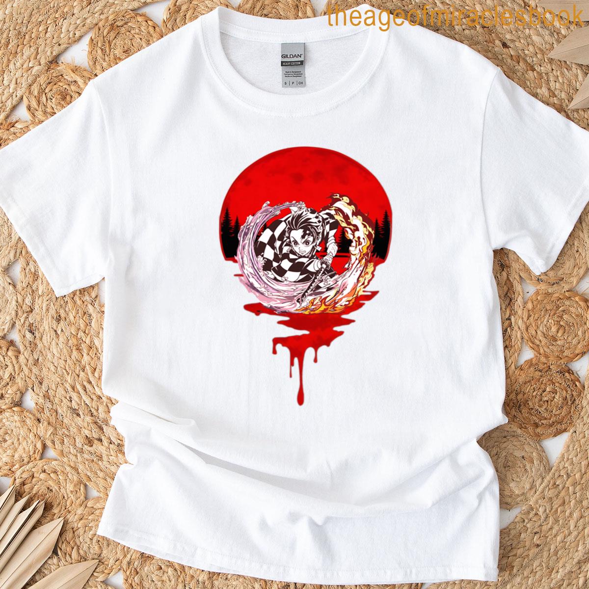 Blood Red Demon Moon T-shirt