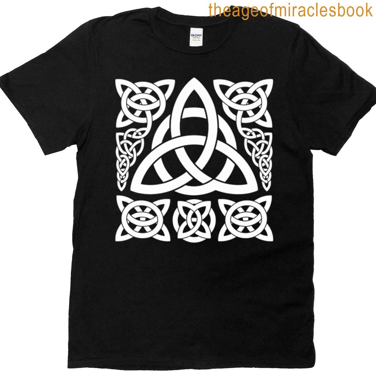 Celtic Knot Trinity Symbol Ancient Irish Designs T-shirt