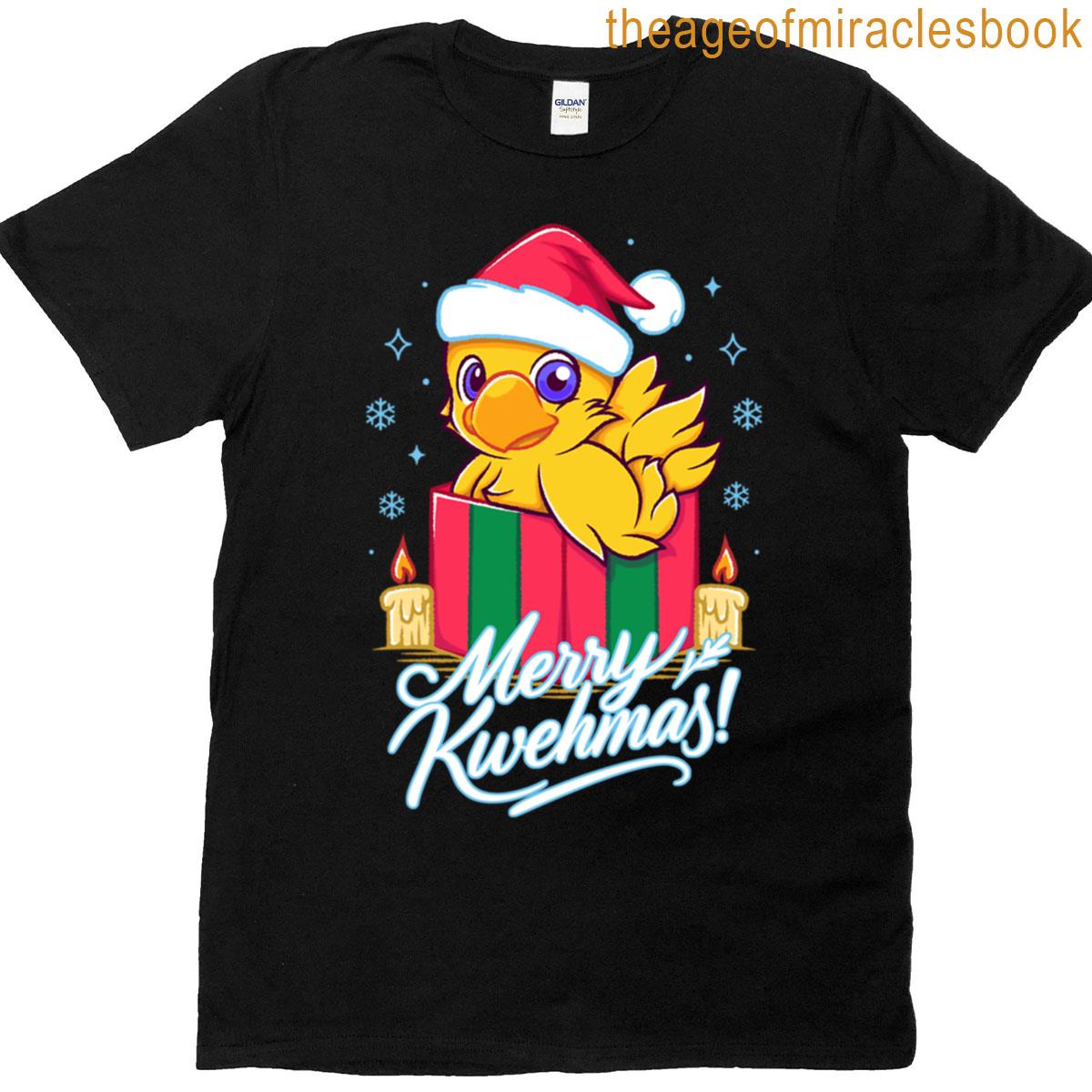 Chocobo Merry Kwehmas T-shirt