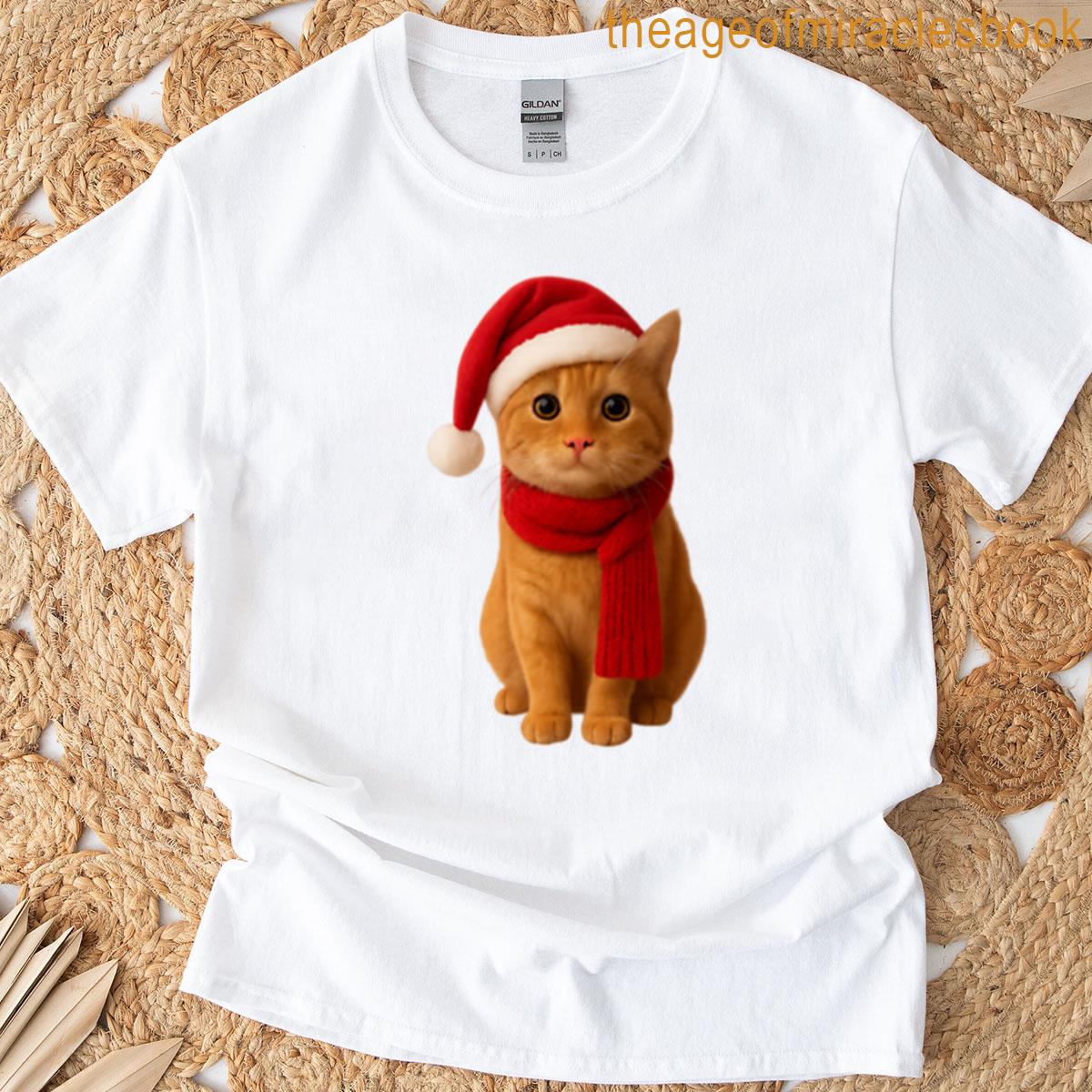Christmas Ginger Cat T-shirt