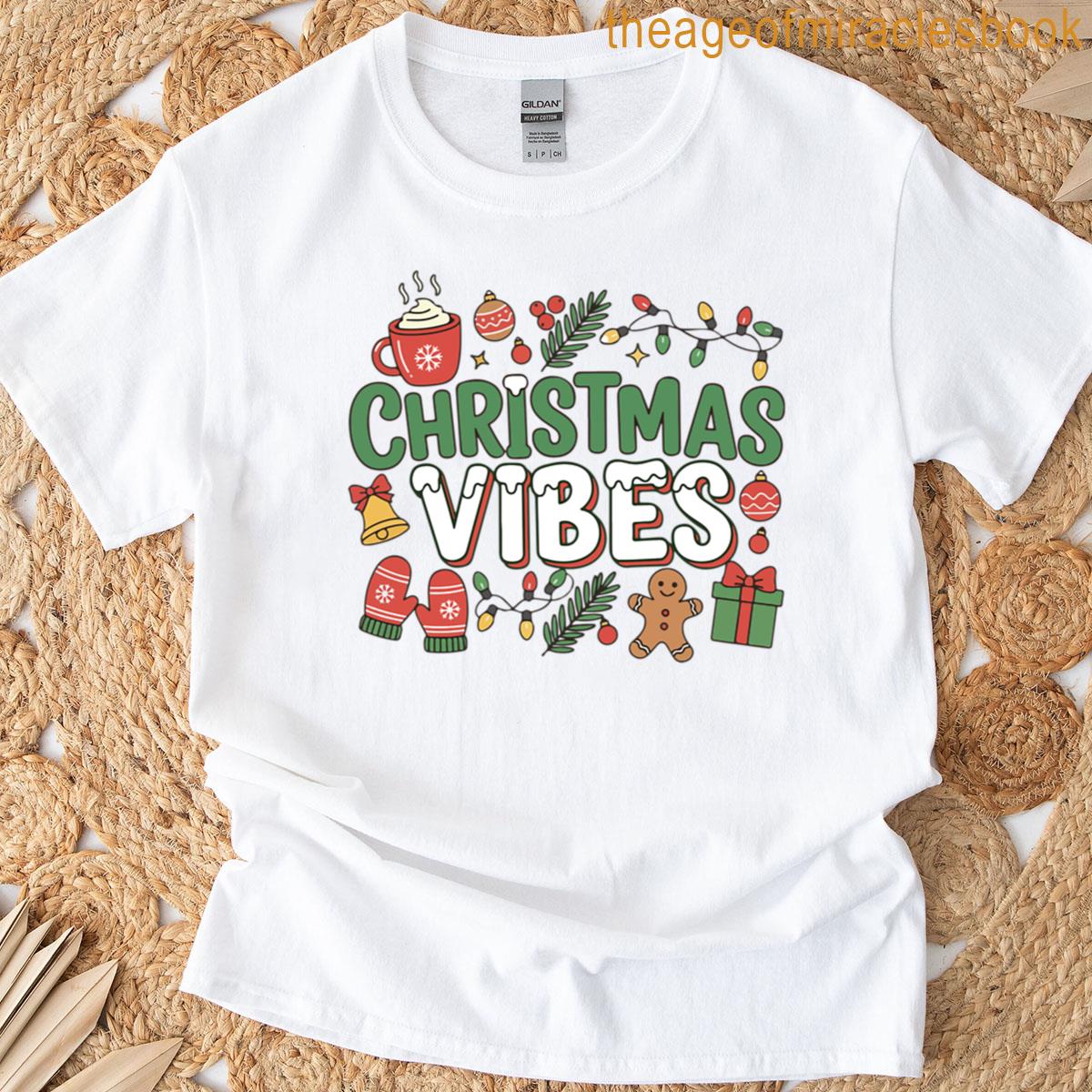 Christmas Vibes Holiday T-shirt