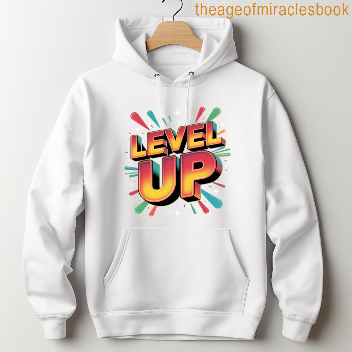 Alternative view of Cool Colorful Level Up T-shirt