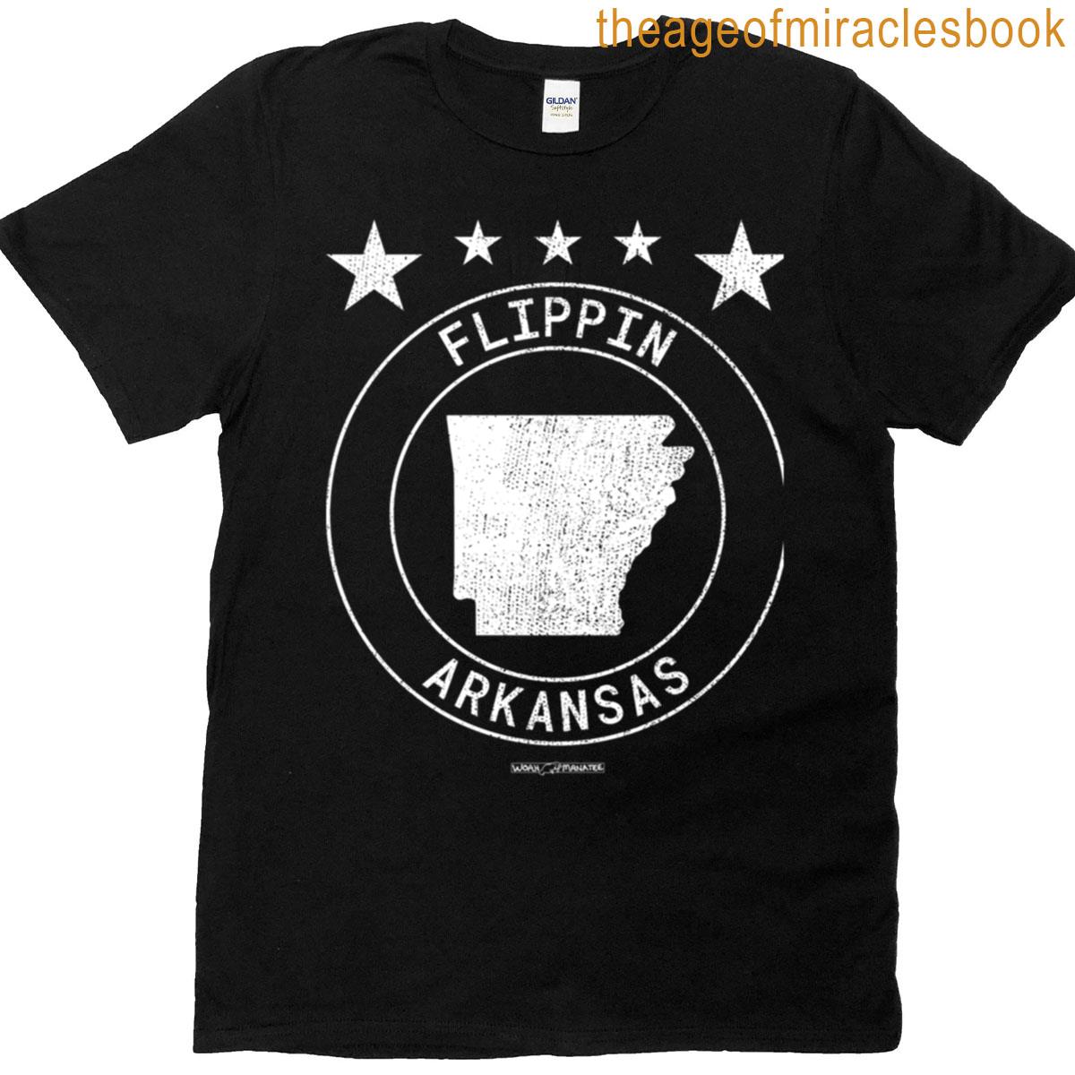 Flippin Arkansas Funny Town Name T-shirt