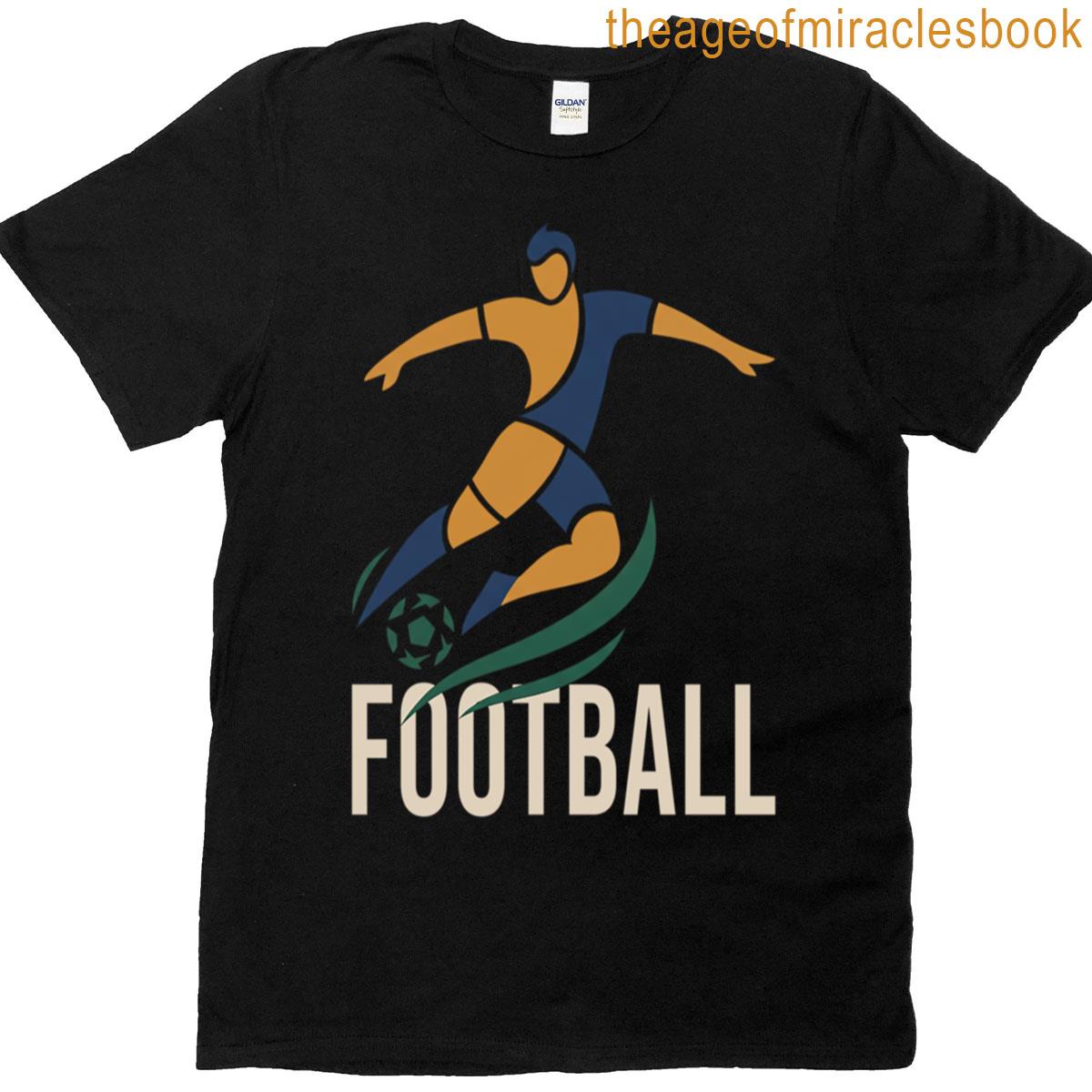 Football Kick With Full Impact T-shirt