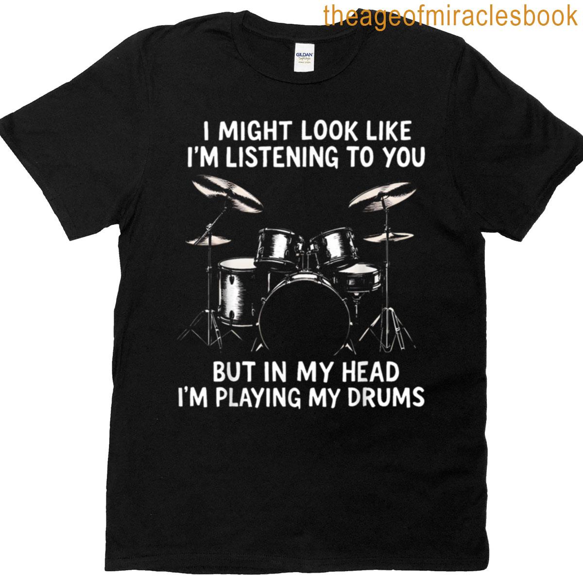 Funny Drum Design For Music Lover Drummer T-shirt