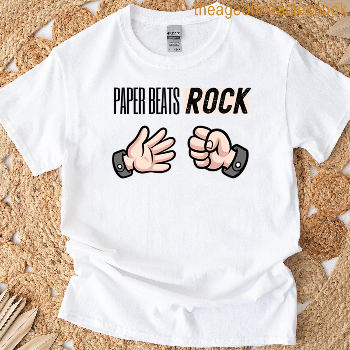 Papaer Beats Rock T-shirt Papaer Beats Rock T-shirt