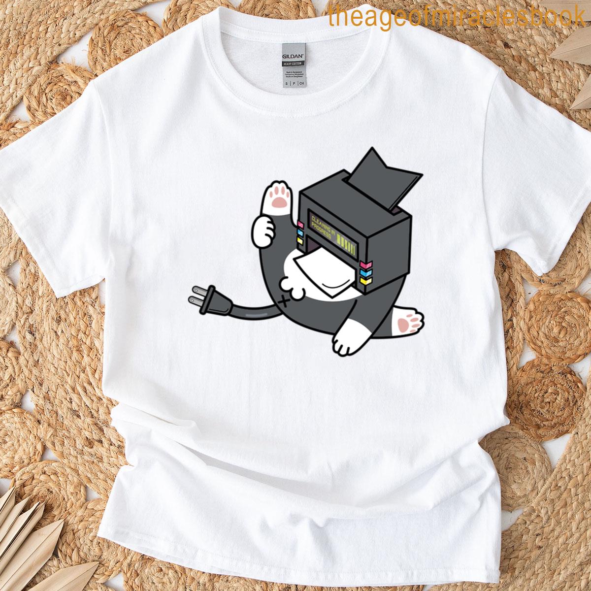 Printer Cat T-shirt