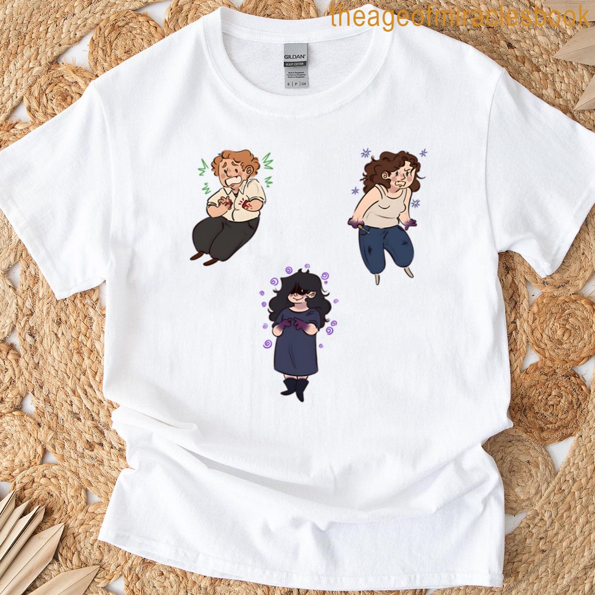 Resident Evil Biohazard Stickers Ethan Mia Eveline T-shirt