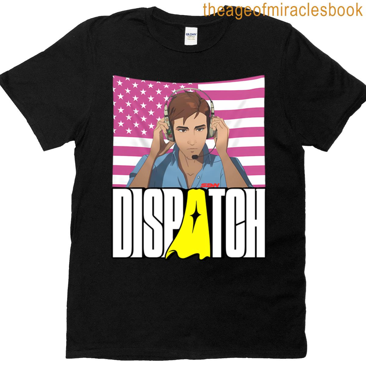 Robert Robertson Dispatch Game Pink Flag T-shirt