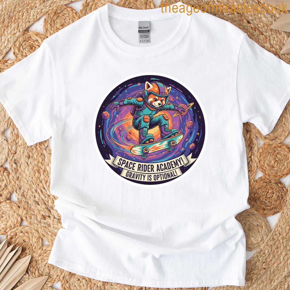 Space Rider Academy Gravity Is Optional T-shirt