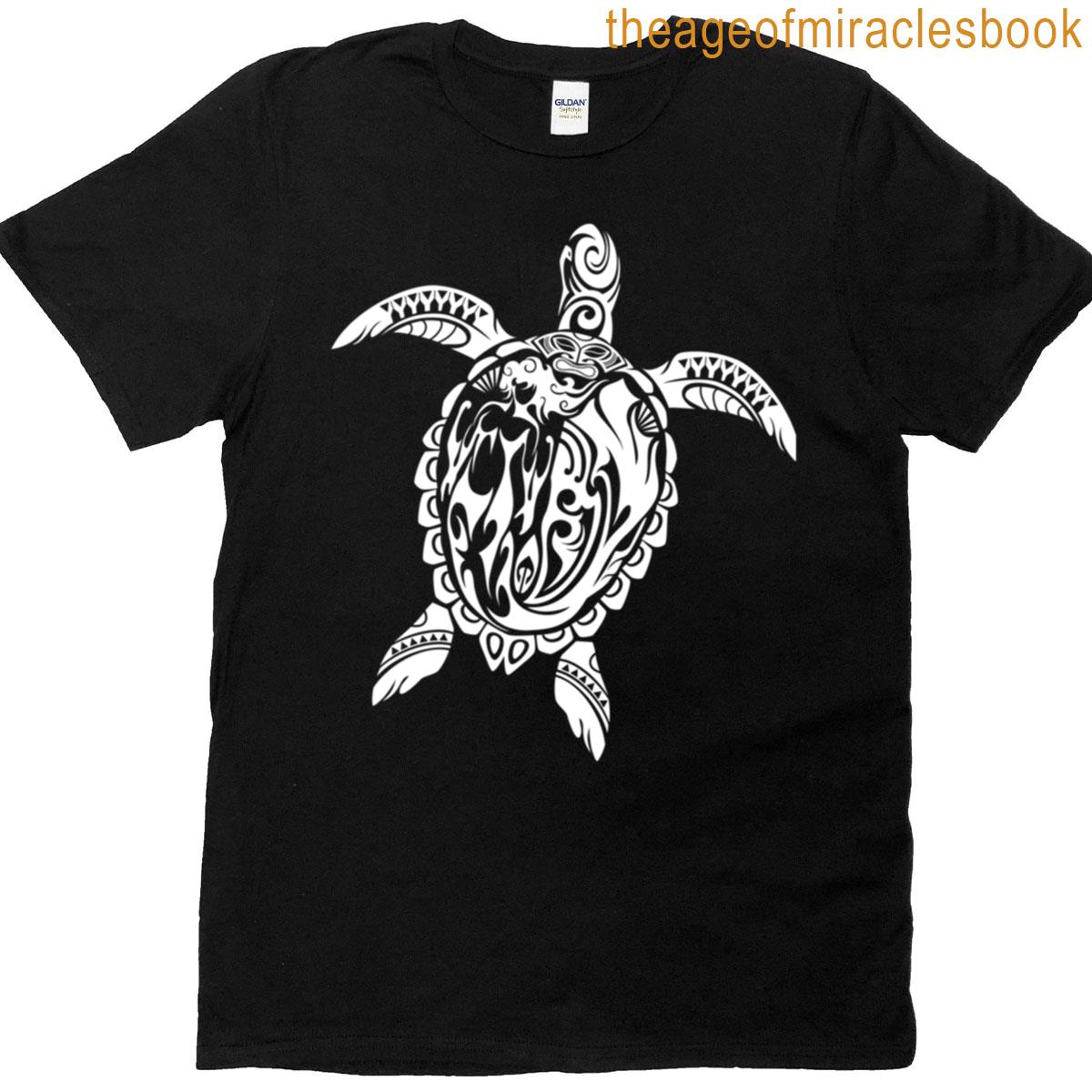 Tribal Honu White Sand Color T-shirt