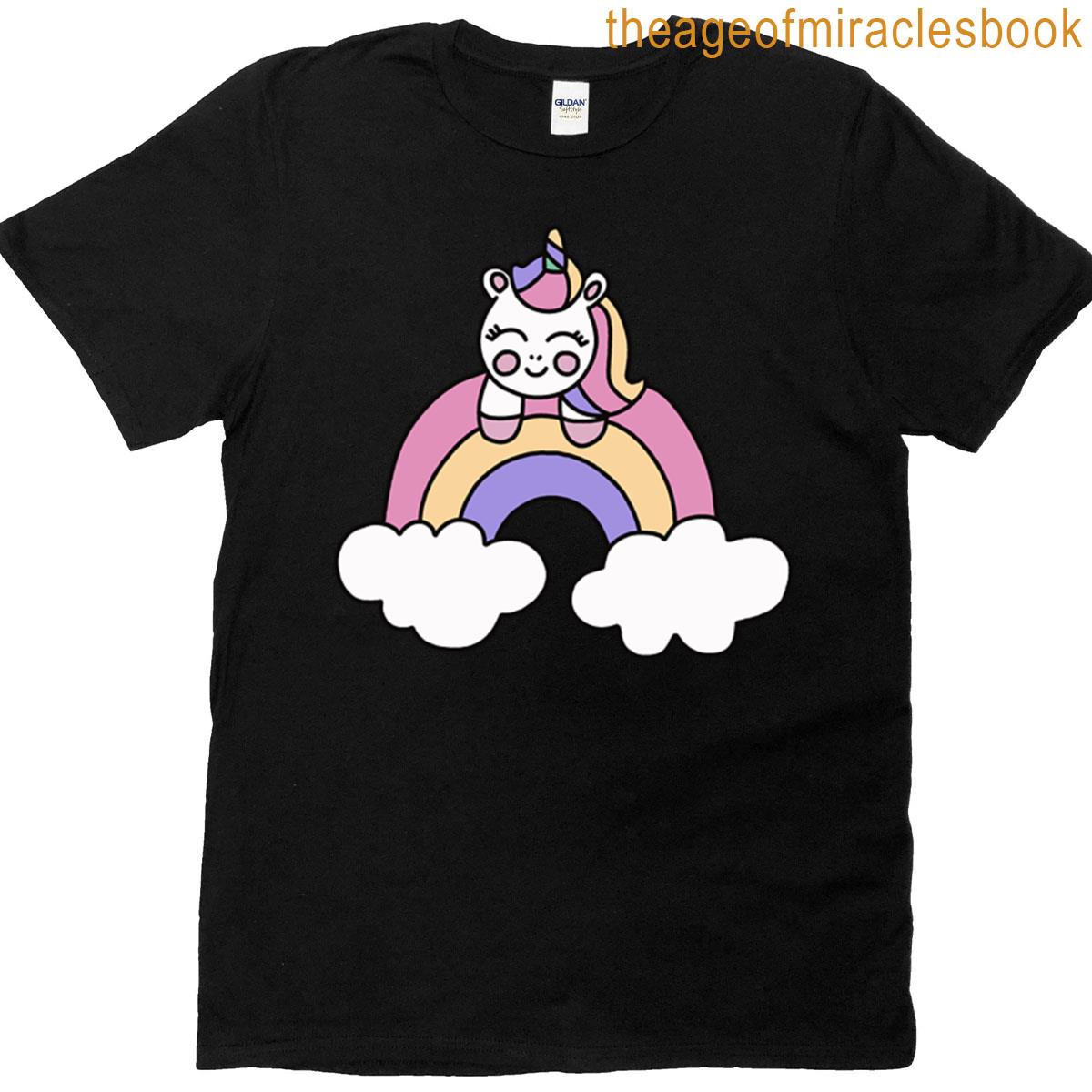 Unicorn With Rainbow T-shirt