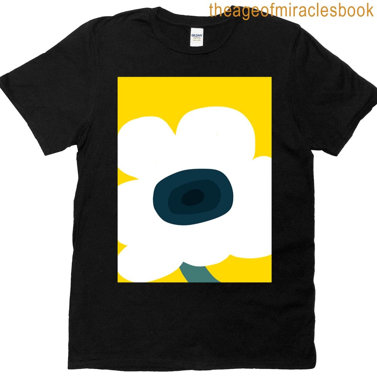 Bold Modern Giant White Flower T-shirt