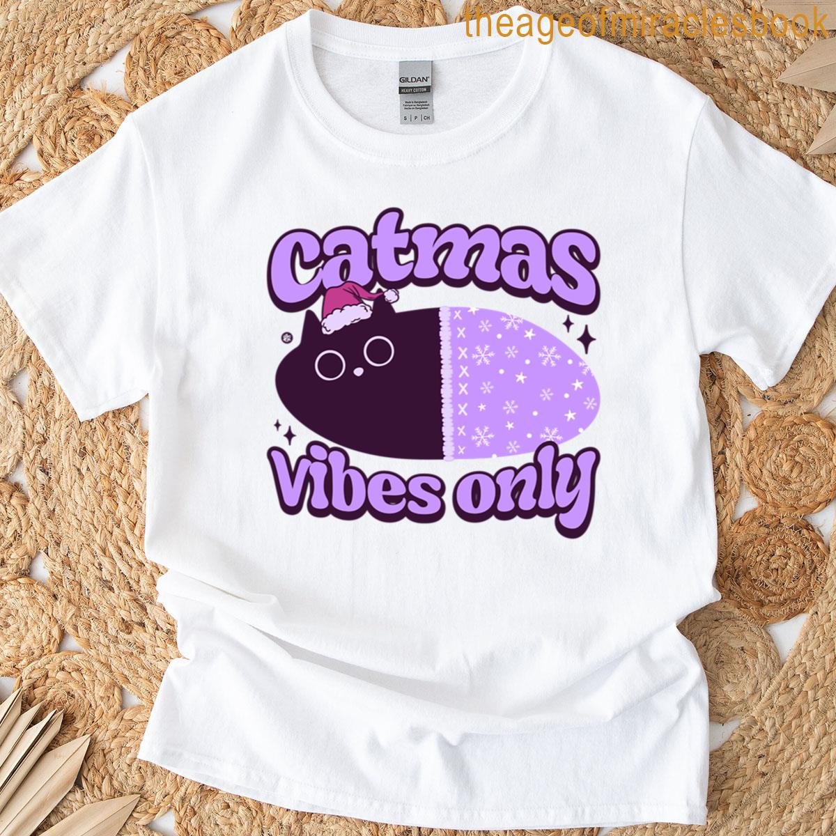 Catmas Vibes Only Oversized T-shirt