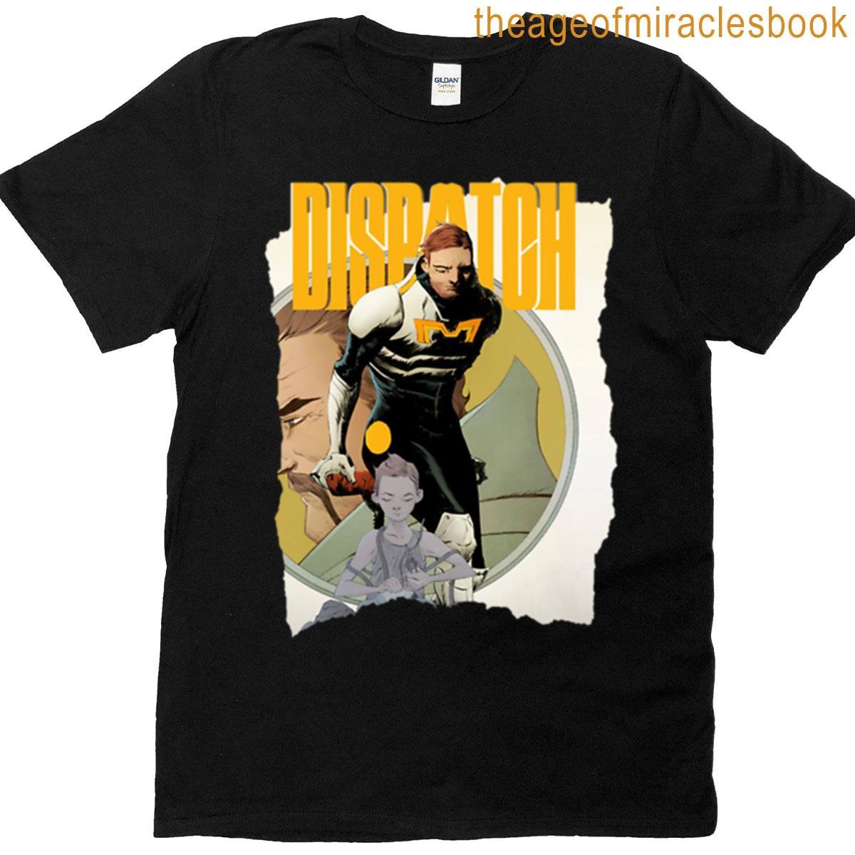 Dispatch Game Comic Cover Get Up Mecha Man T-shirt