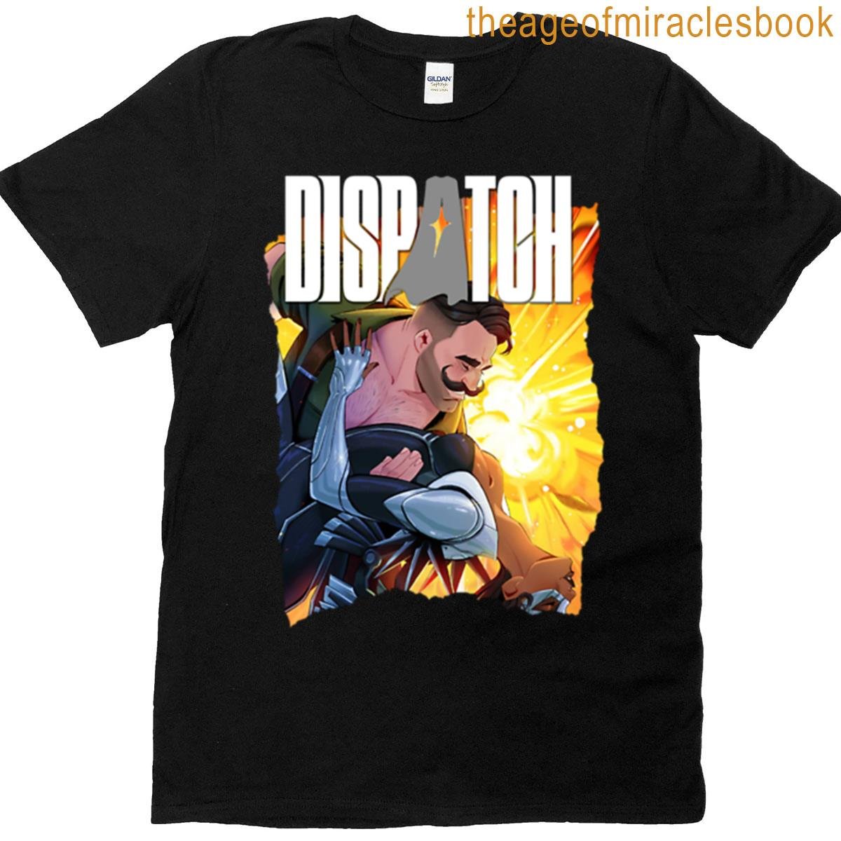 Dispatch Game Comic Cover Pas De Deux Punch Up Coupe T-shirt