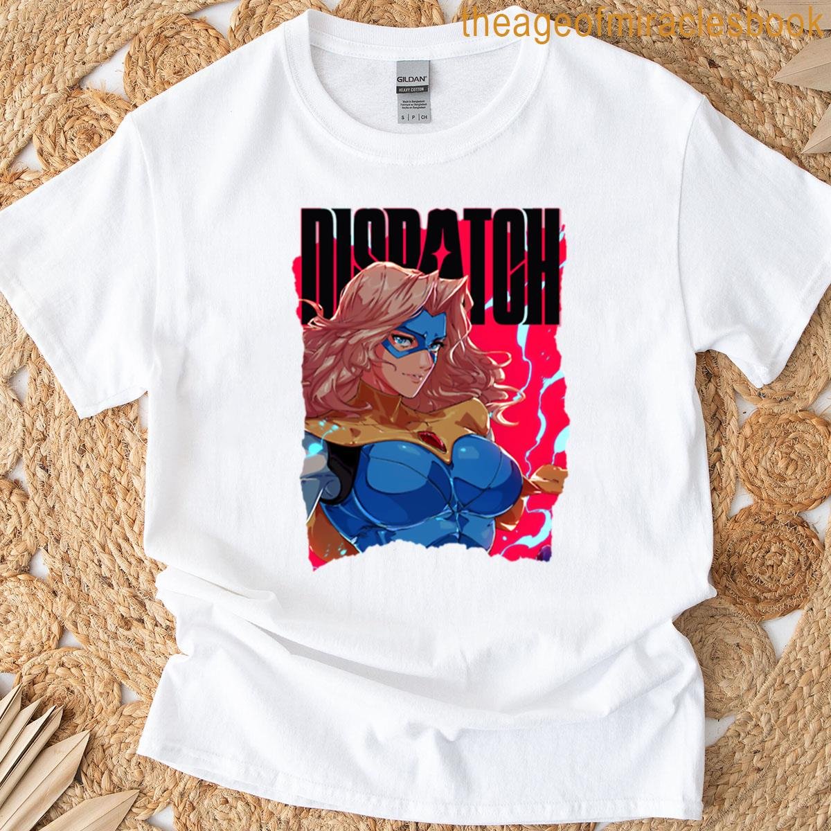 Dispatch Game Comic Cover Shell Shock Blonde Blazer T-shirt
