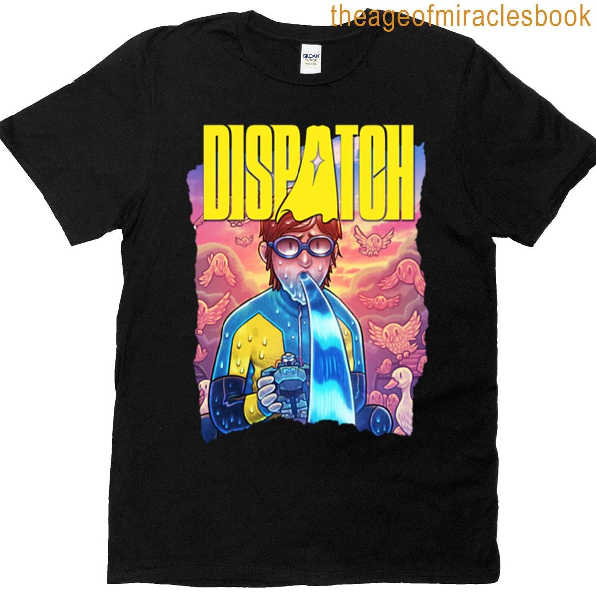 Dispatch Game Comic Cover Splash Waterboy T-shirt