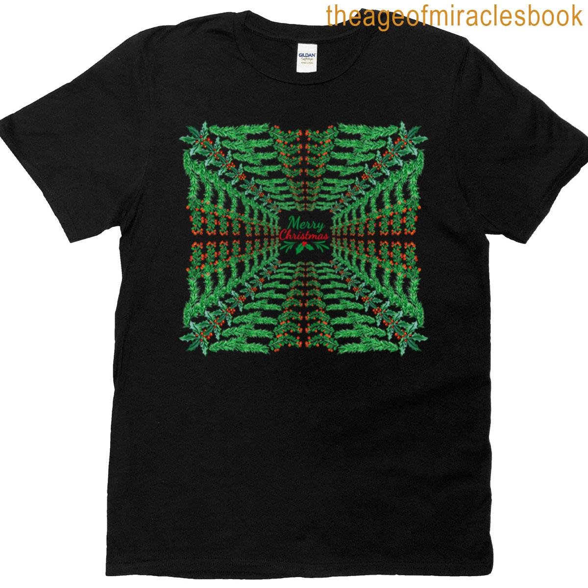 Festive Christmas-themed Pattern T-shirt