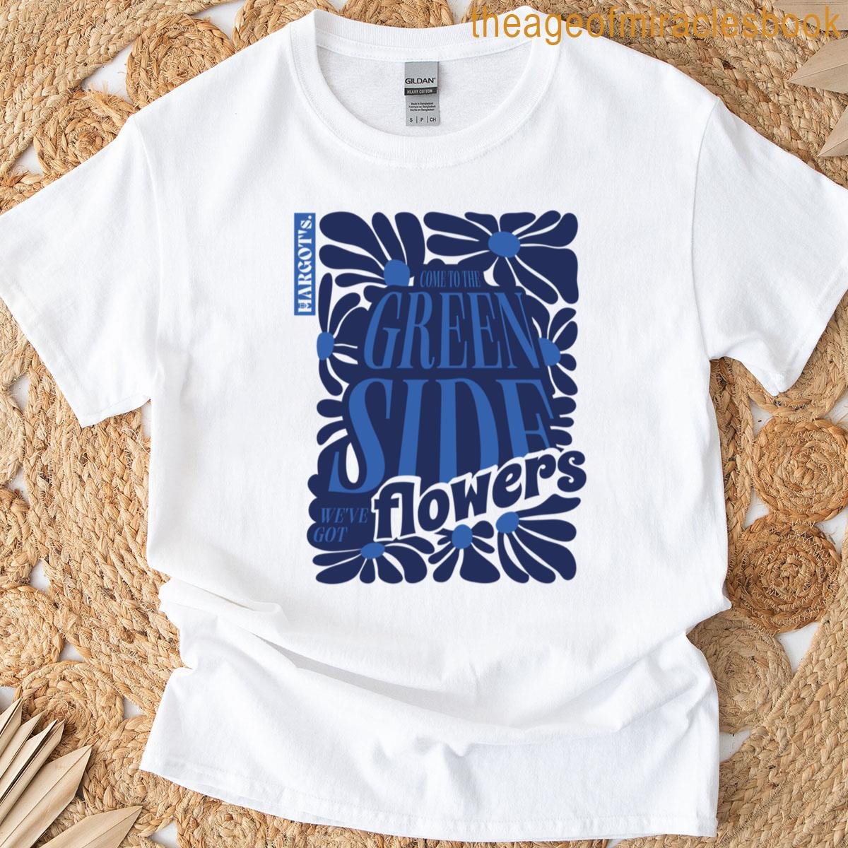 Flower Power Hippie Typography T-shirt