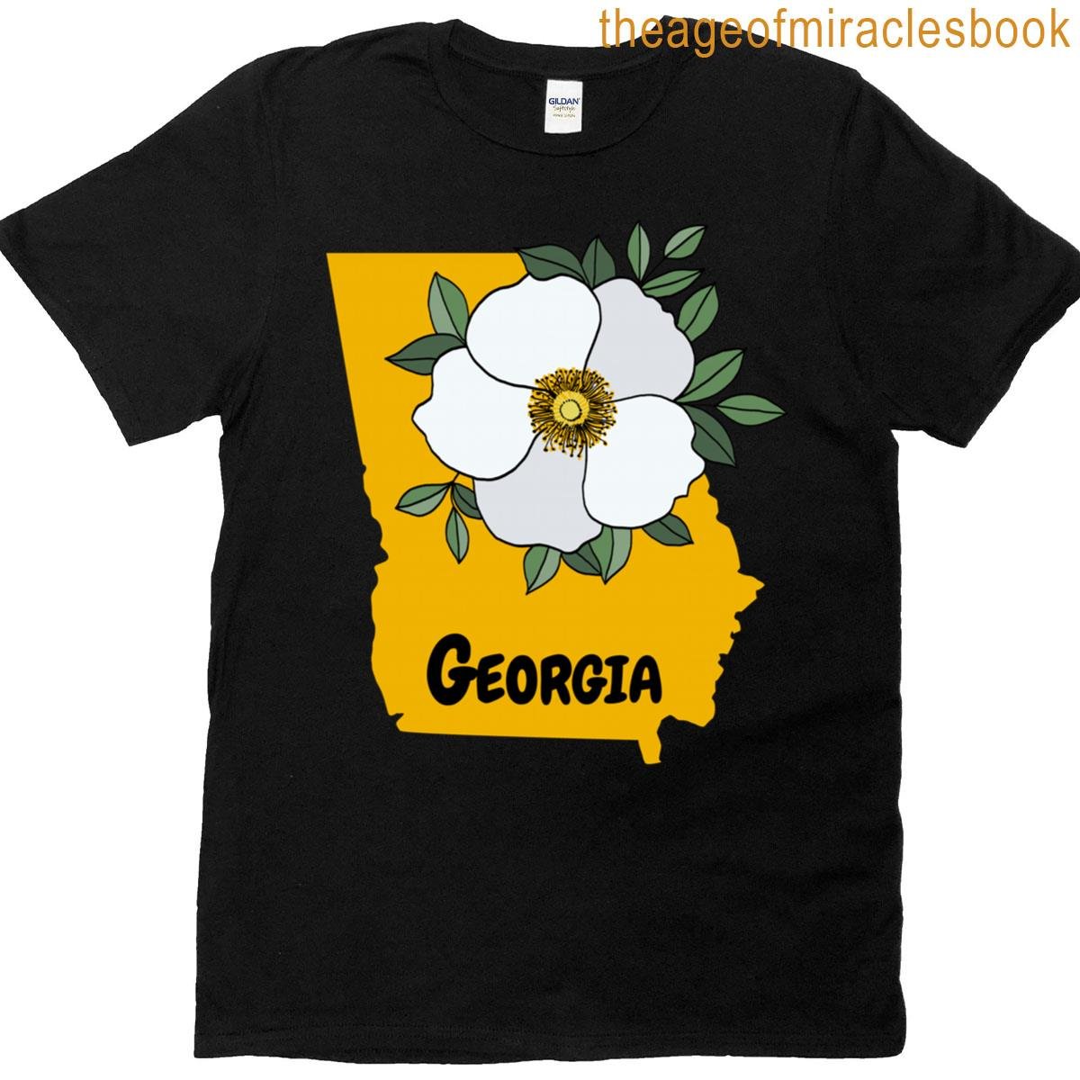 Georgia Cherokee Rose Flower T-shirt
