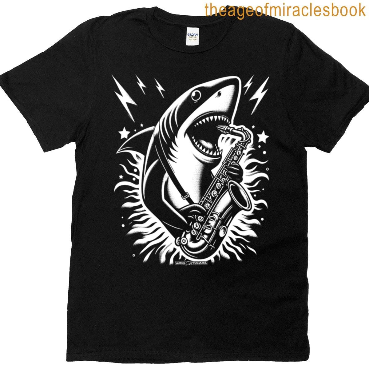 Shark Saxophone T-shirt