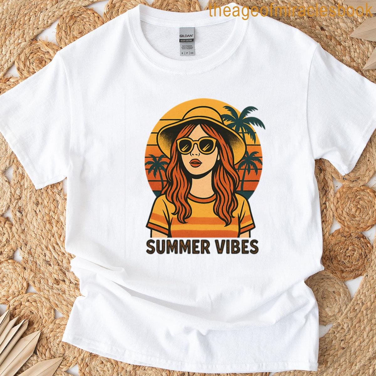 Vintage Summer Vibes Oversized T-shirt