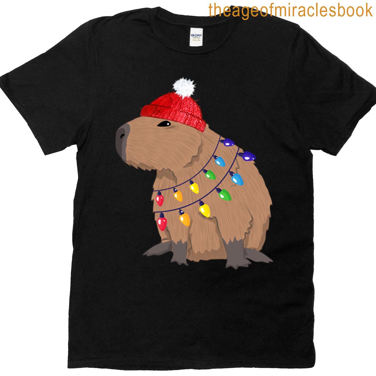 Capybara Sticker Oversized T-shirt