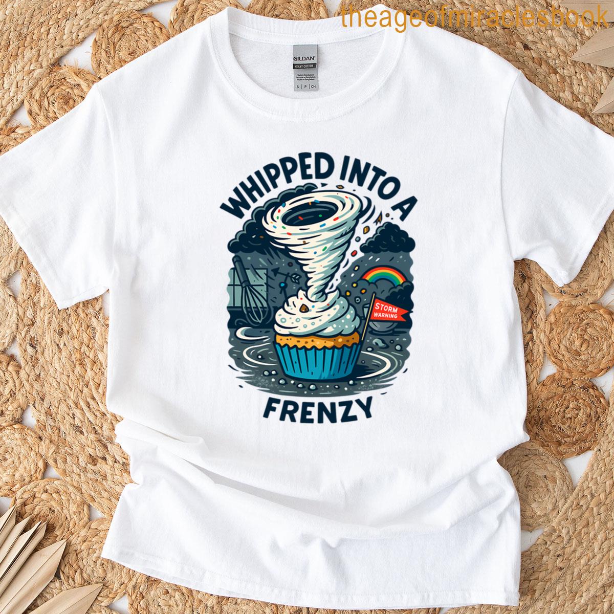 Cupcake Tornado Weather Storm Dessert T-shirt