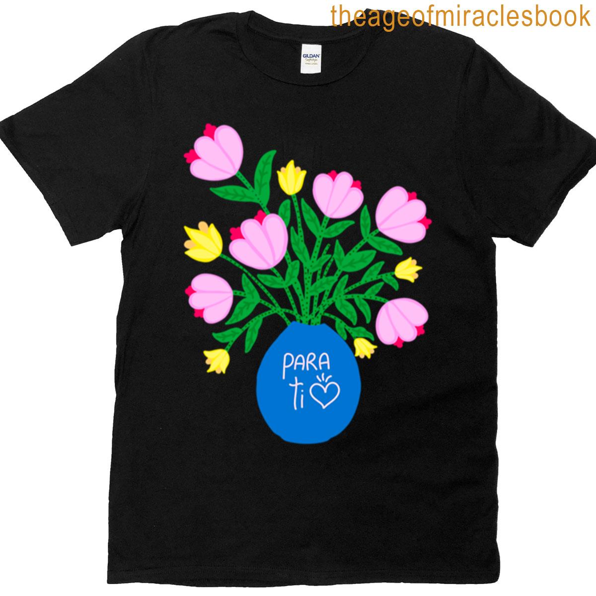 Flowers For You Sticker T-shirt
