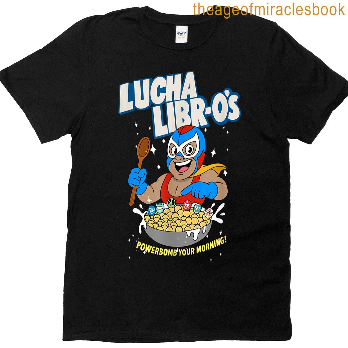 Lucha Libre Wrestling Cereal T-shirt