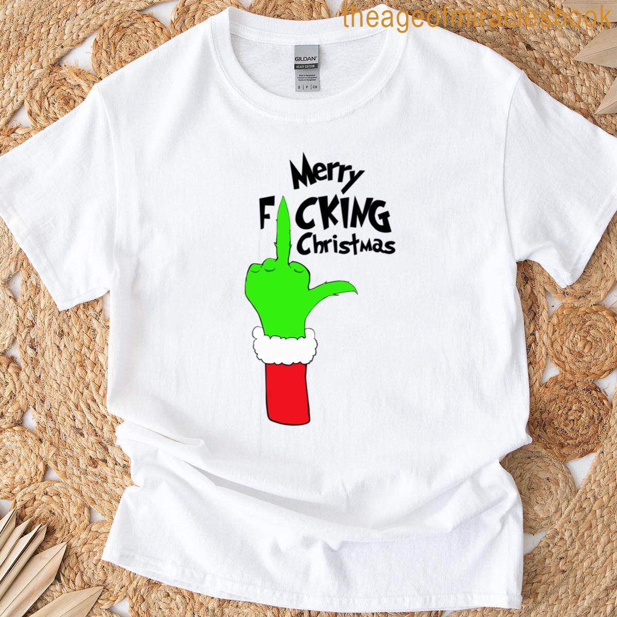 Merry F’n Christmas Oversized T-shirt