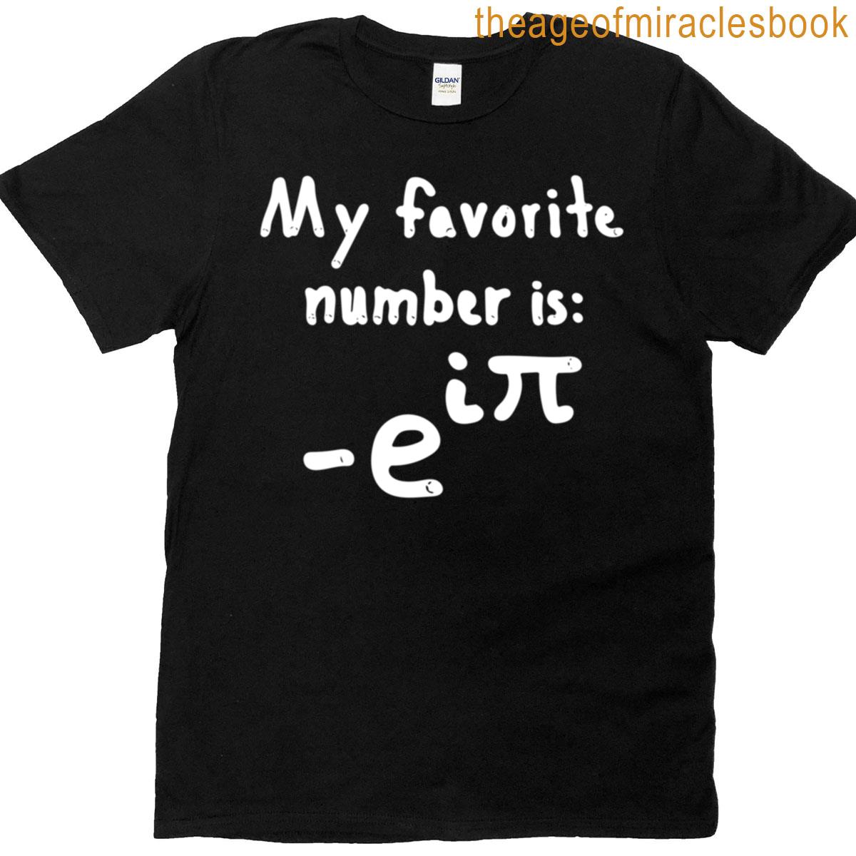 Minimal Math Design Euler’s Identity T-shirt