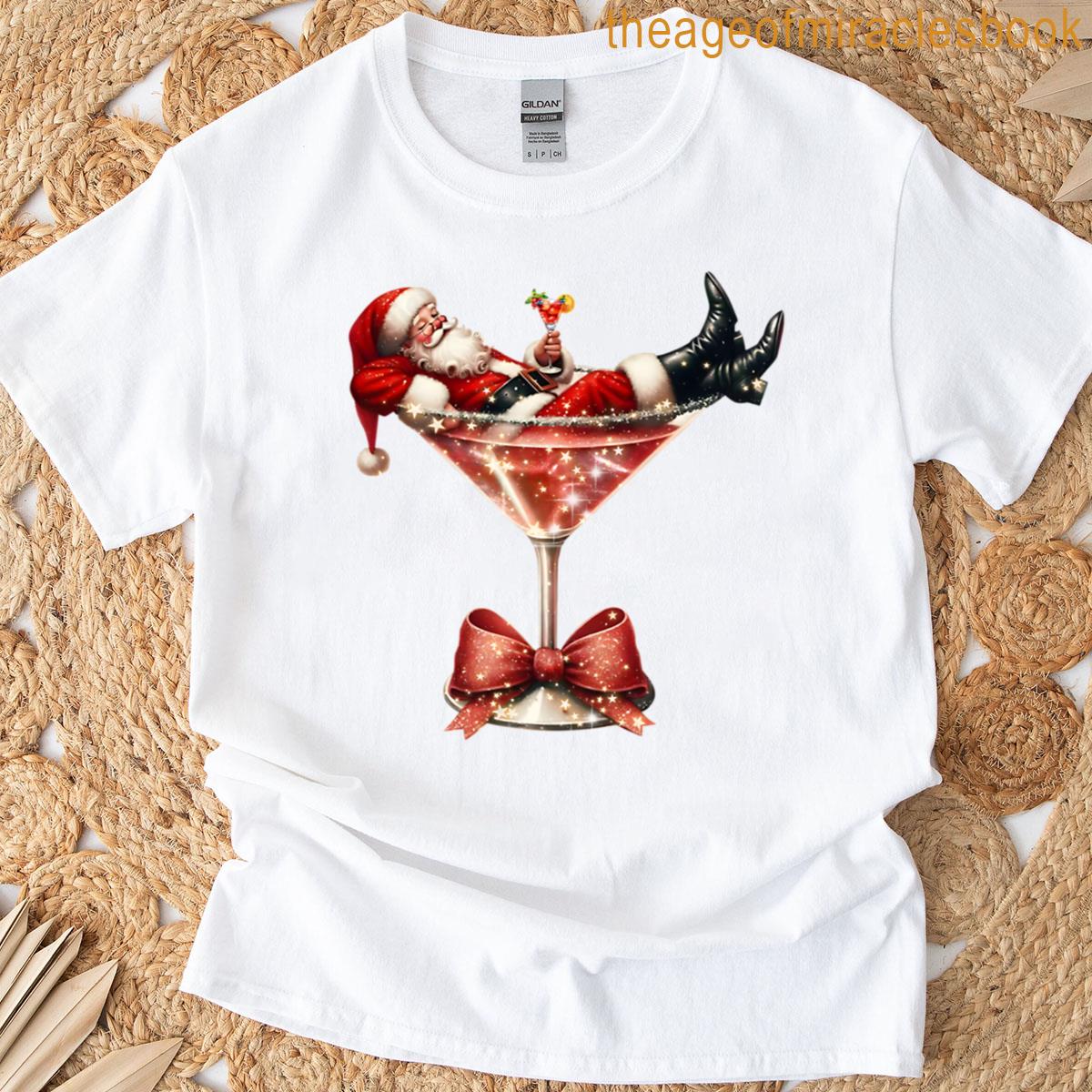 Santa Caus Cocktail T-shirt
