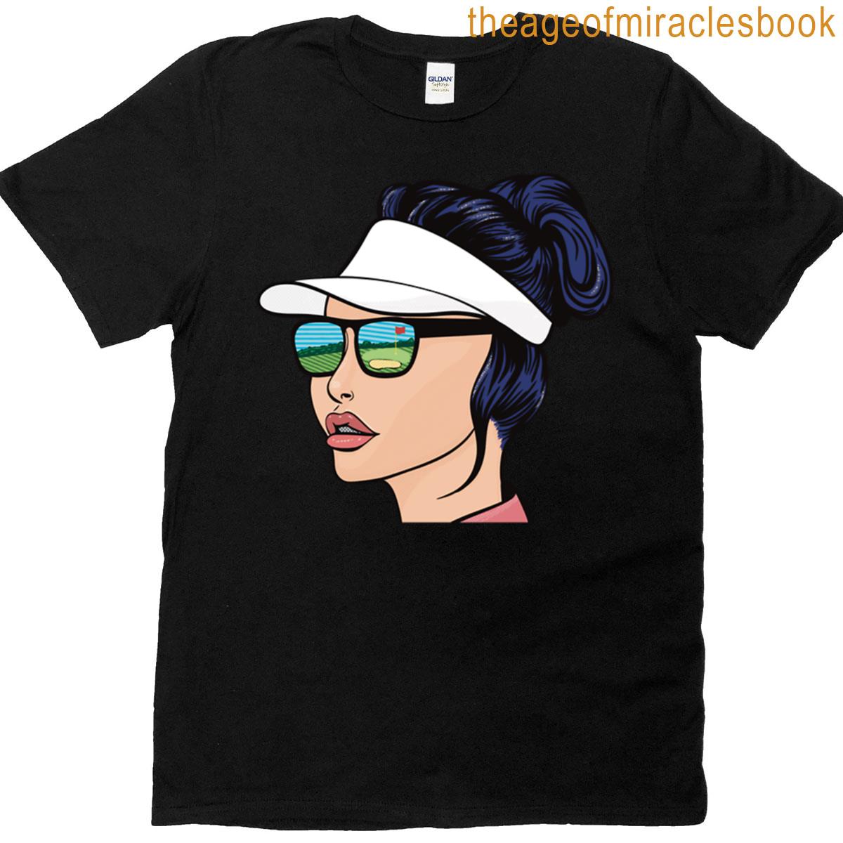 Visualize Your Golf Shot Pop Art Head T-shirt