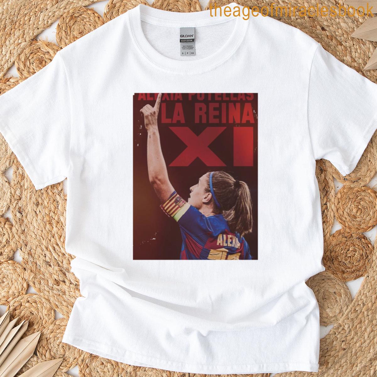 Alexia Putellas La Riena Poster T-shirt Alexia Putellas La Riena Poster T-shirt