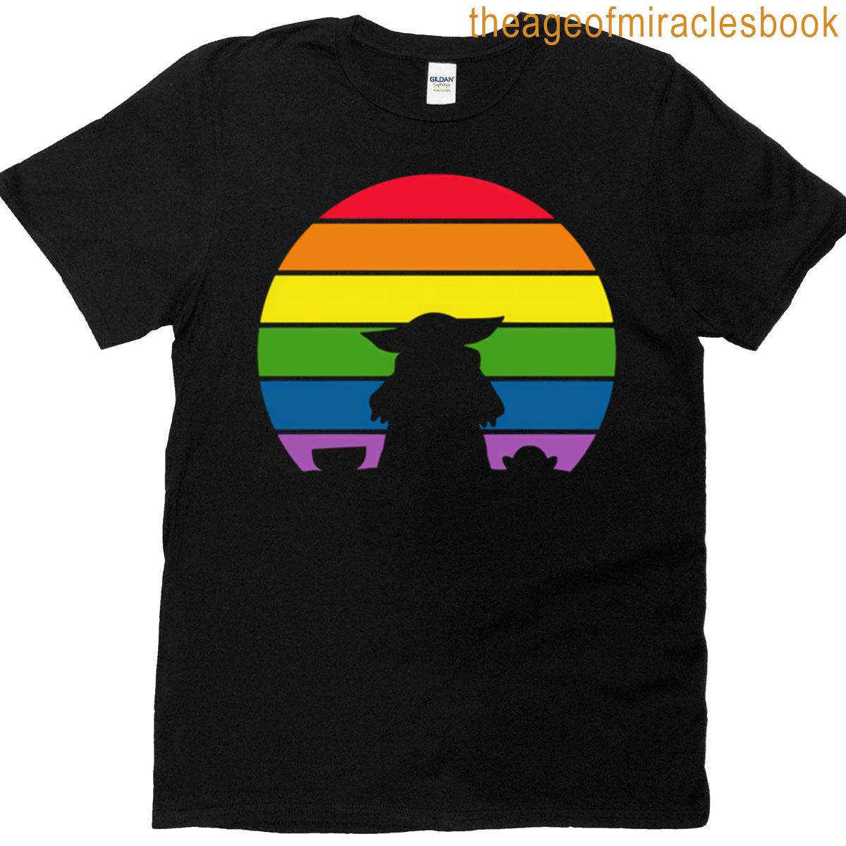 Alien With Frog – Rainbow Pride T-shirt