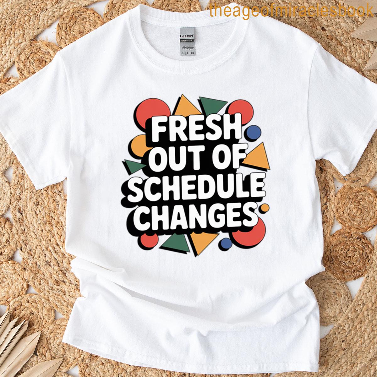 Back To School Education Schedule Change T-shirt