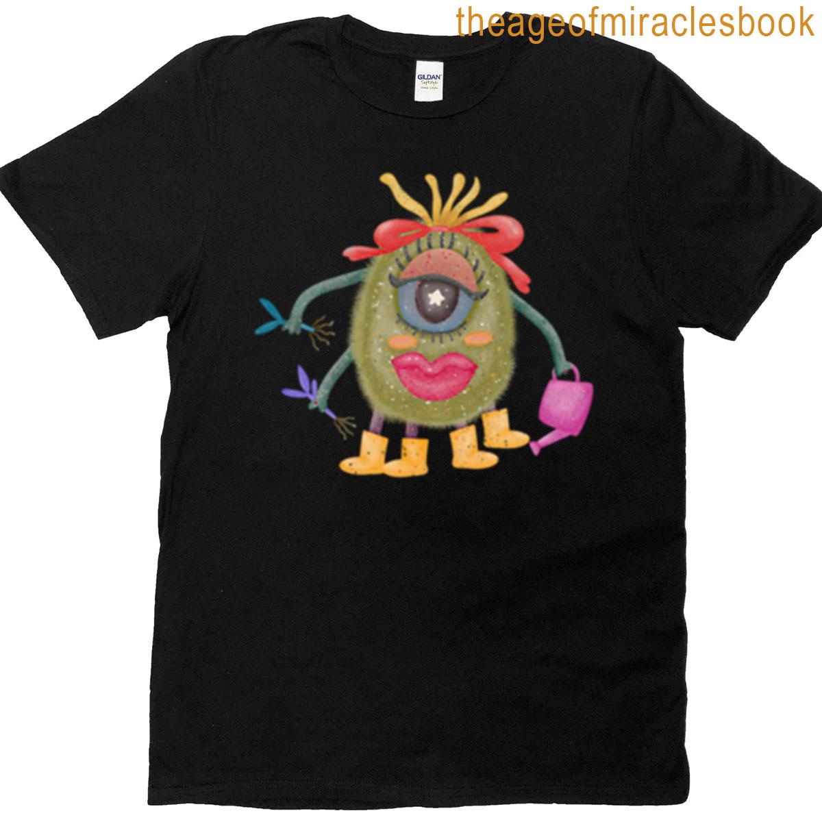 Cute Fuzzy Monster T-shirt