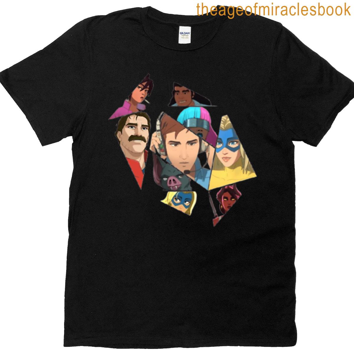 Dispatch Game Characters T-shirt