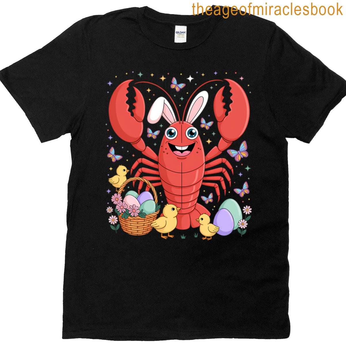 Easter Crawfish Bunny Egg Hunting Crawfish Easter Sunday T-shirt