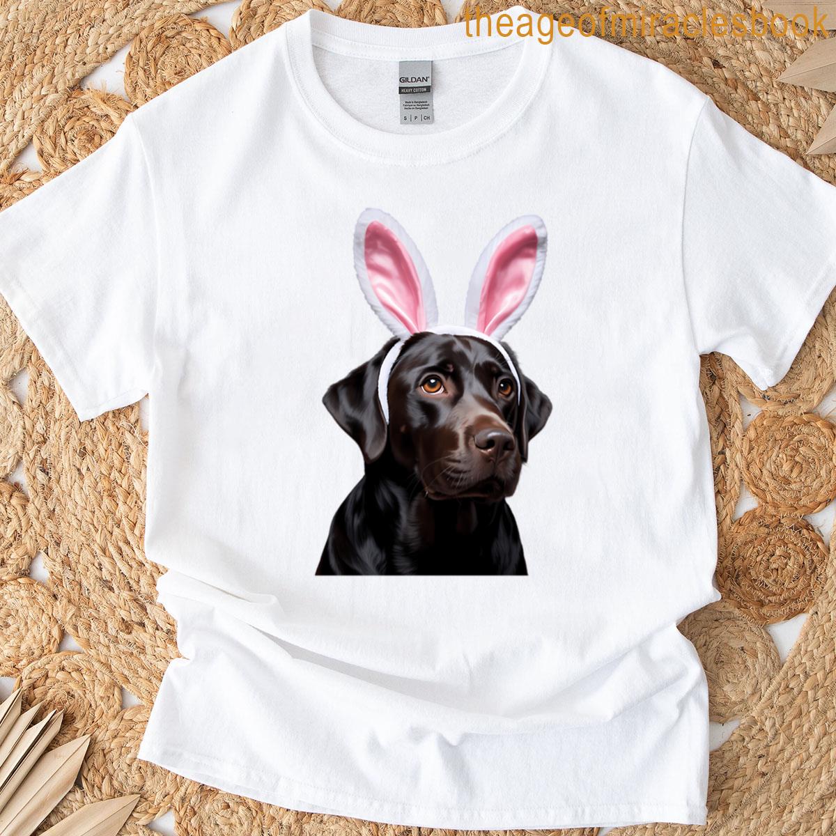 Labrador Easter Bunny Funny Easter Dog Lovers T-shirt