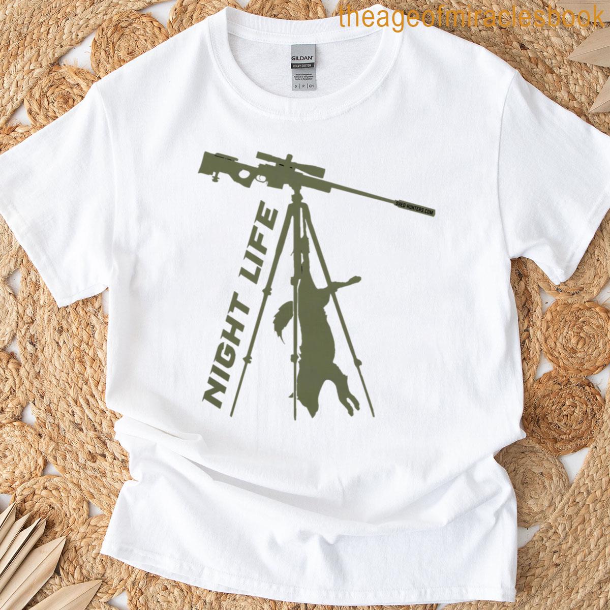 Night Life Coyote Hunter T-shirt
