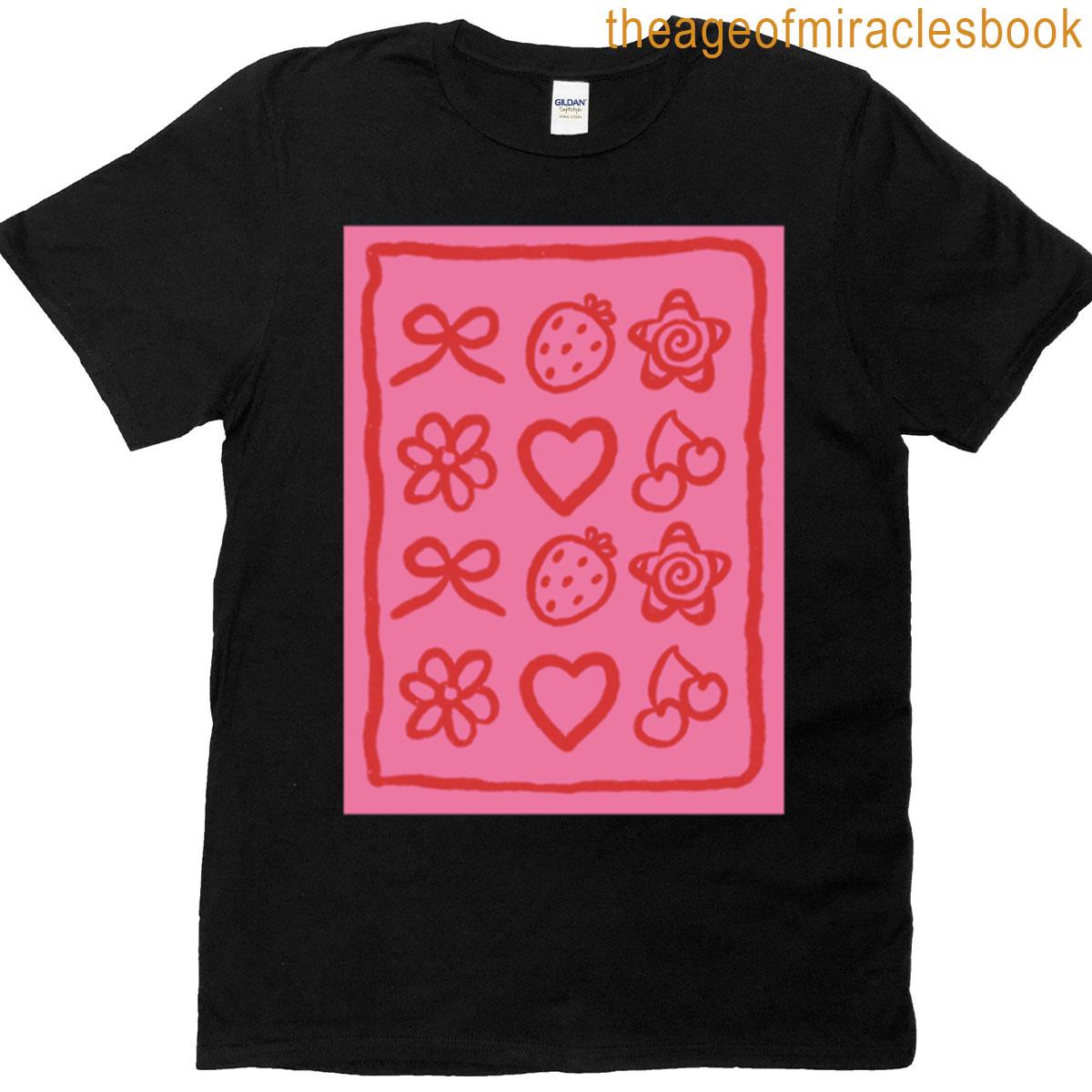 Red Cherry Sticker T-shirt