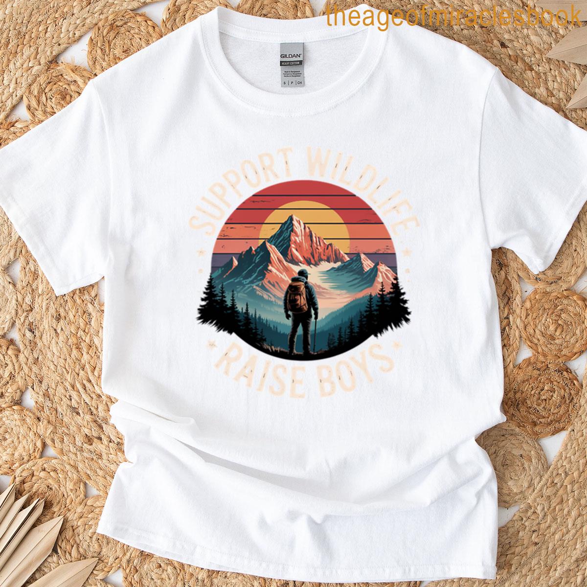 Support Wildlife Raise Boys T-shirt