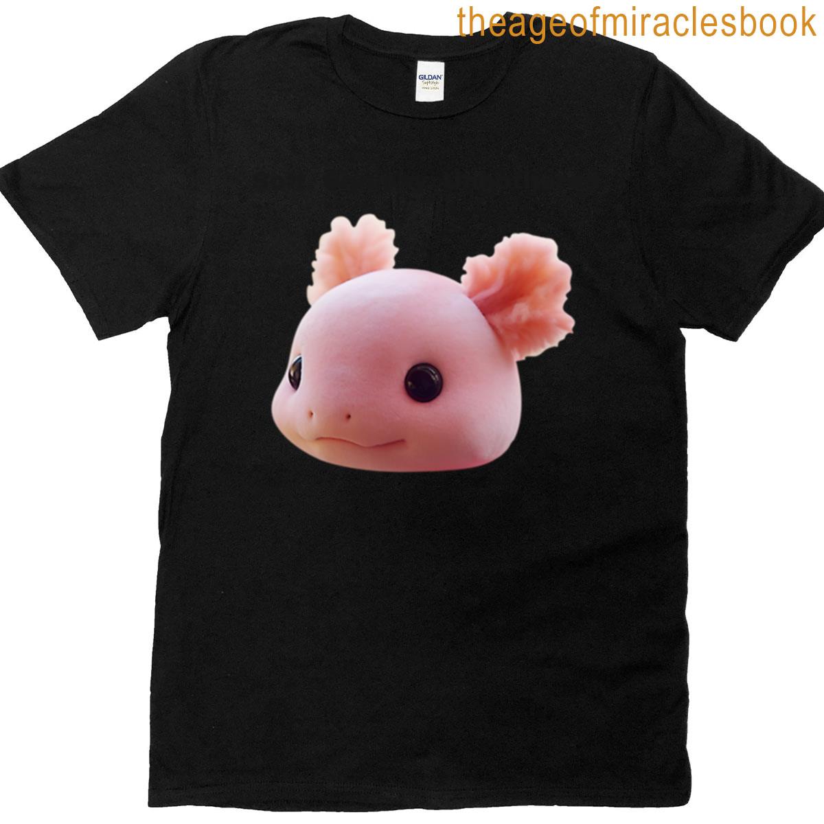 Cute Soft Squishy Unbothered Axolotl T-shirt