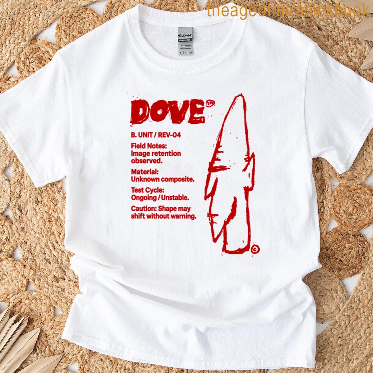Dove Point-head Spec Sheet Red Edition T-shirt